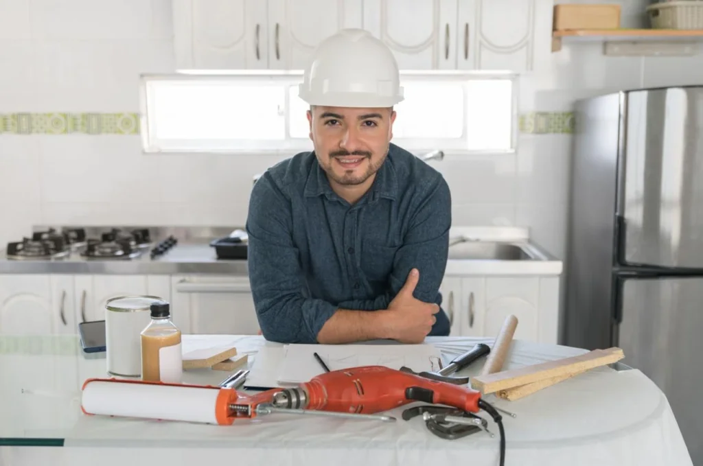 home improvement contractor on the job