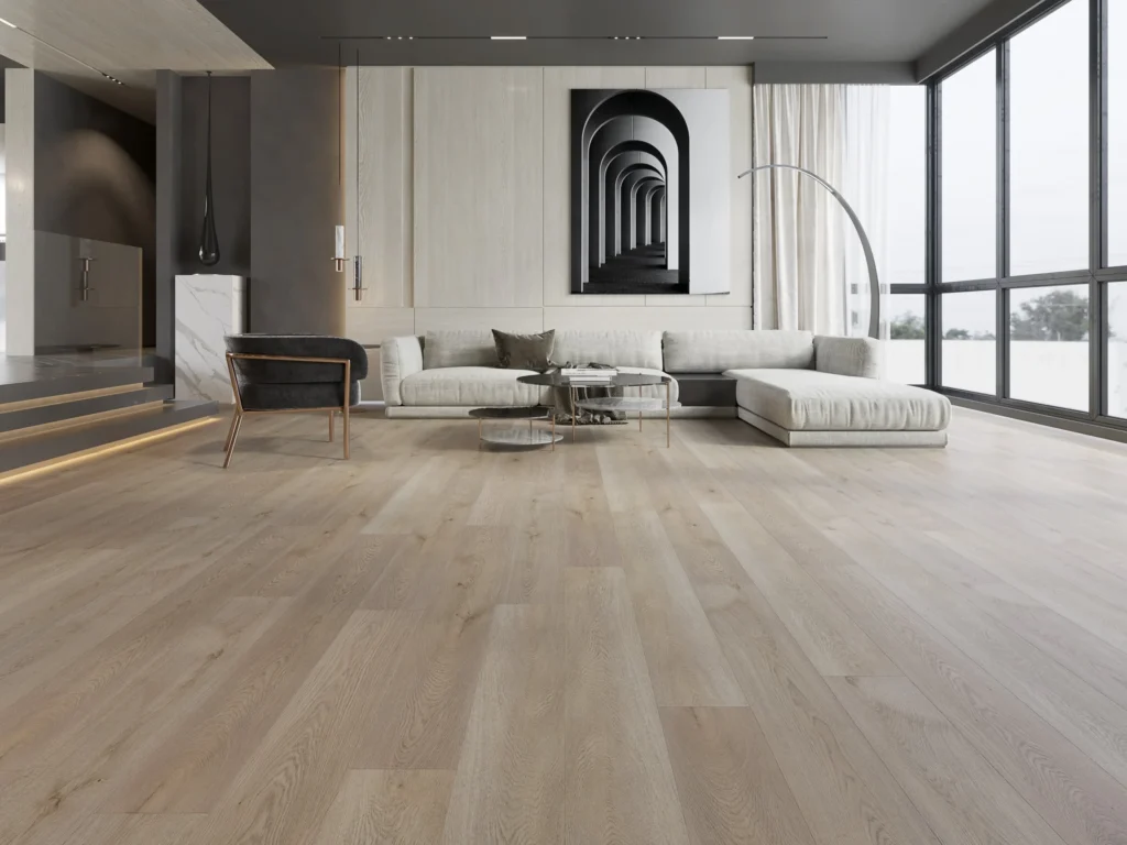 Austen hardwood oak flooring in a huge room