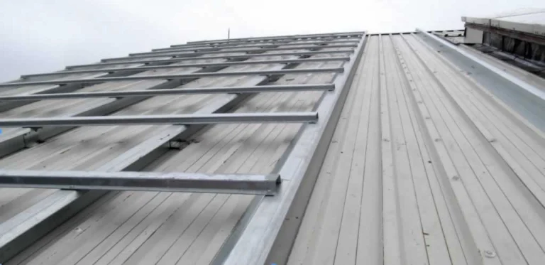 metal retrofit roofing on commercial building