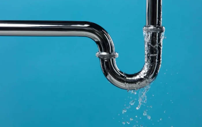leaking drain pipe