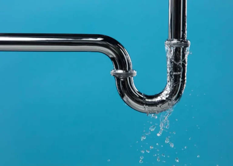 leaking drain pipe