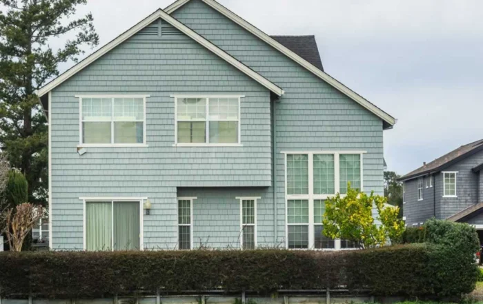 finished construction of a residential home
