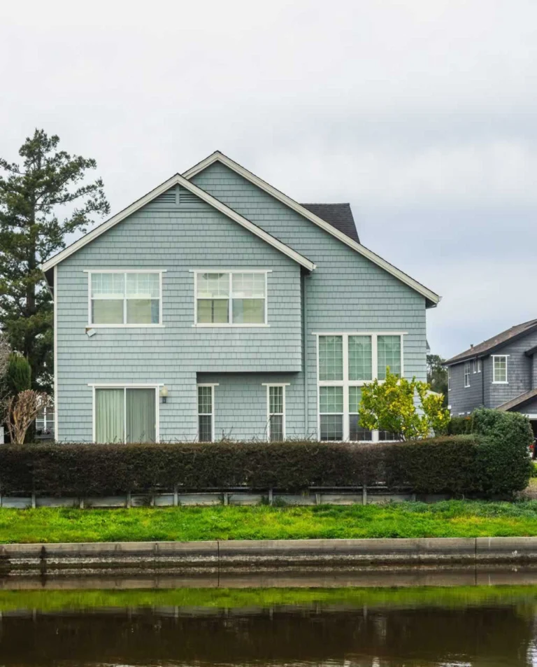 finished construction of a residential home