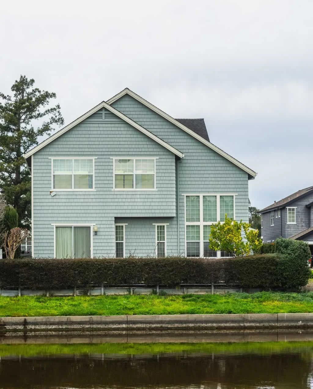 finished construction of a residential home