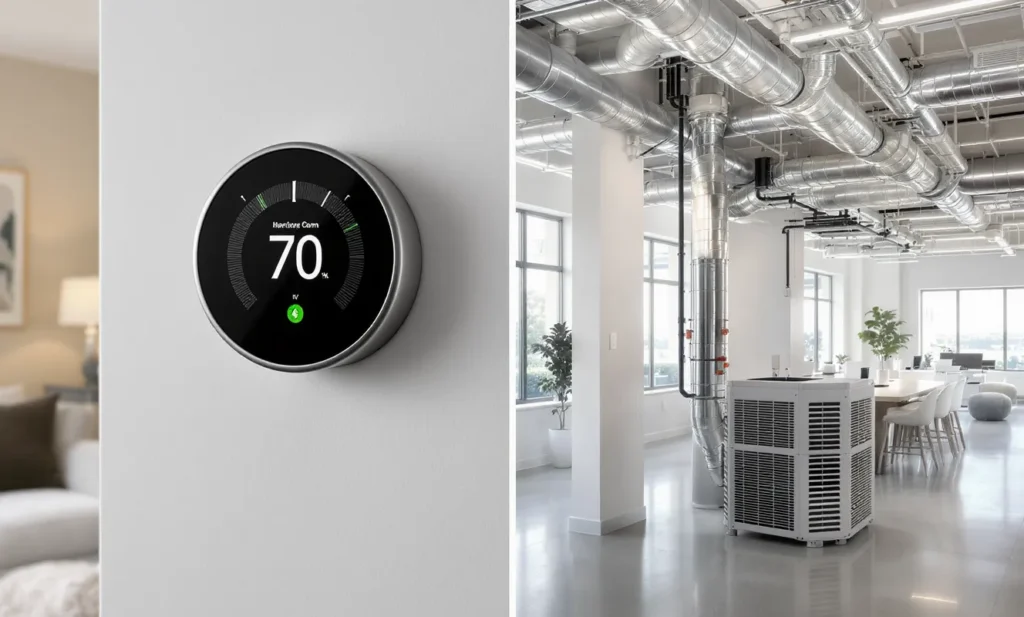 improved HVAC system thermostat