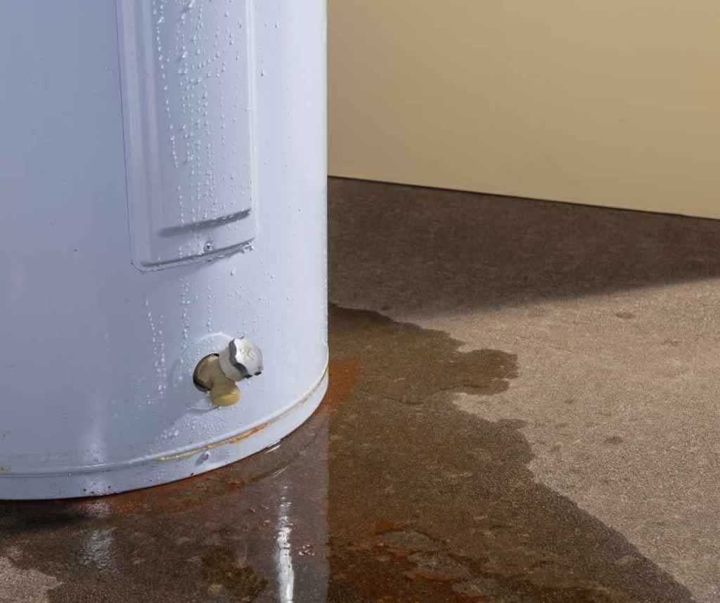 leaking water heater