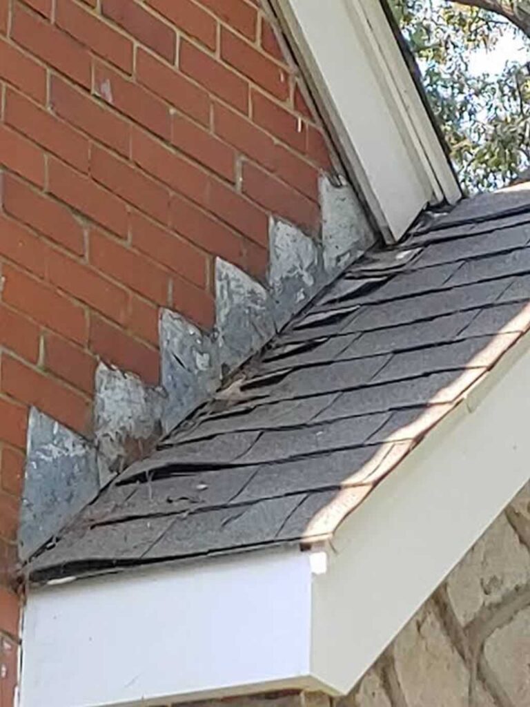 flashing on 30 year old roof