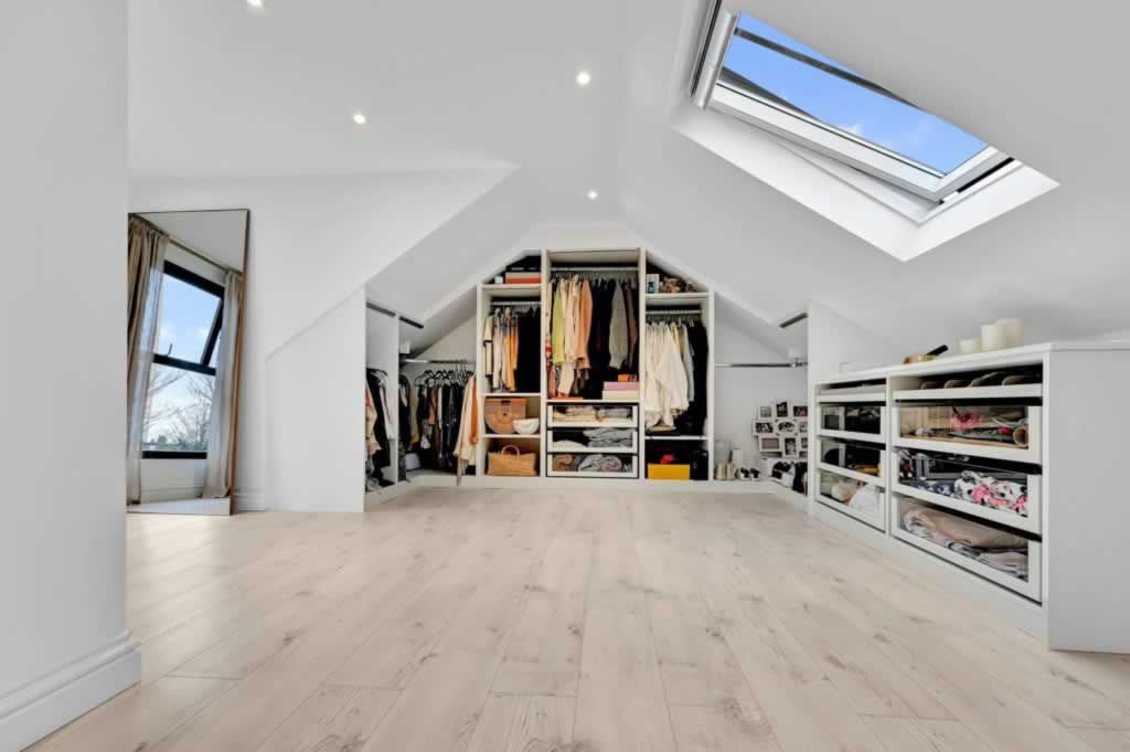 amazing loft with hardwood flooring