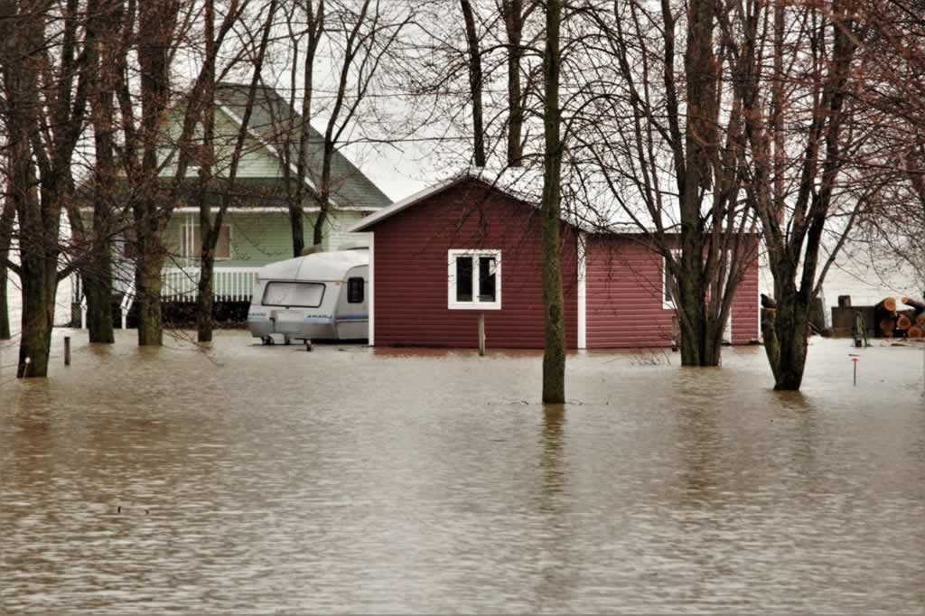 flood around the house