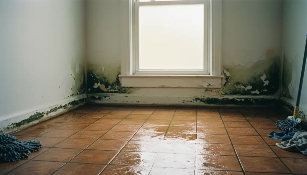 removing standing water after water damage